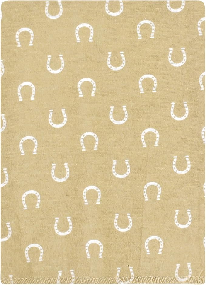 Hudson Baby Unisex Baby Cotton Flannel Burp Cloths Bundle, Cowboy, One Size