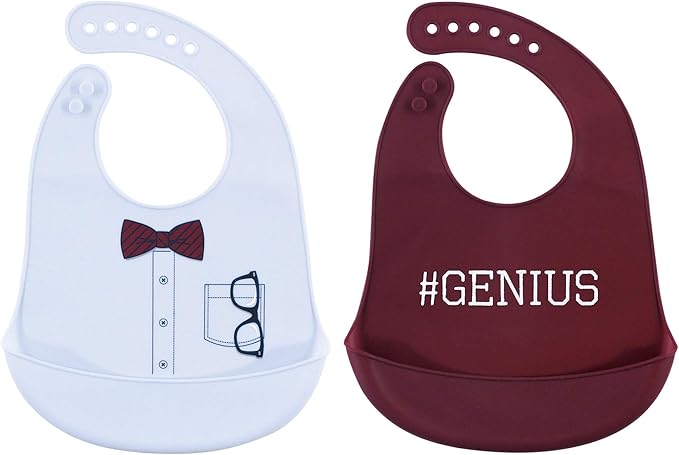 Little Treasure Unisex BabySilicone Bibs