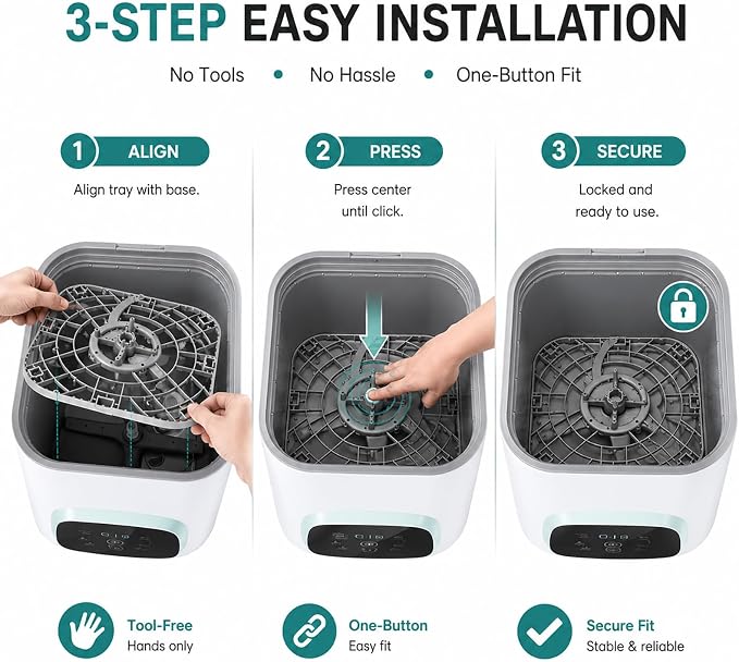 Replacement Bottom Tray for Momcozy KleanPal Pro Bottle Washer | Restore stable performance with a replacement bottom tray designed for a secure fit with Momcozy KleanPal Pro