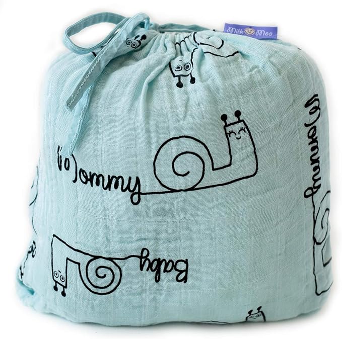 Milk&Moo Cacha Baby Swaddle Blanket, 100% Cotton, Muslin Swaddle Blankets, Ultra Soft, Breathable, Lightweight, Set of 2 Muslin Blanket for Boys and Girls Made in Turkiye