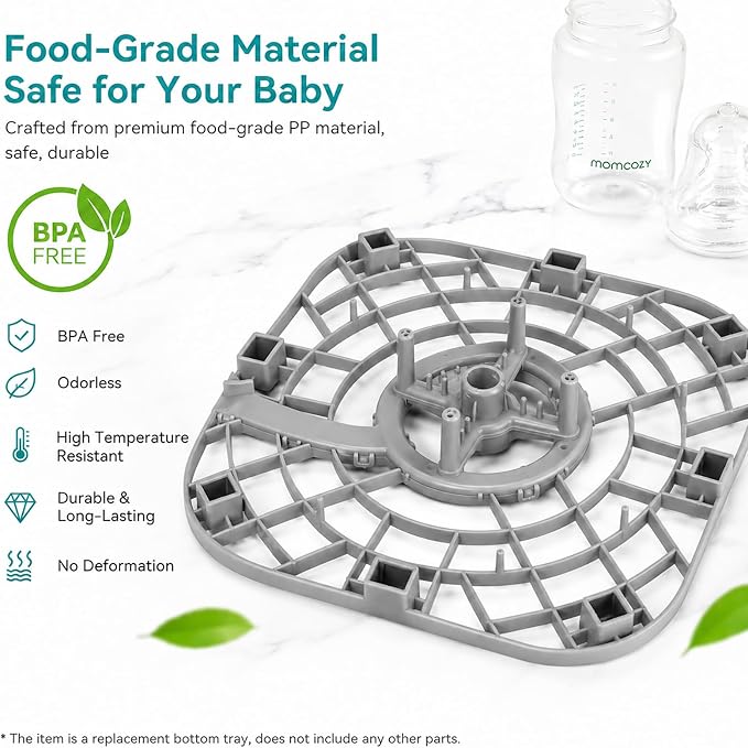 Replacement Bottom Tray for Momcozy KleanPal Pro Bottle Washer | Restore stable performance with a replacement bottom tray designed for a secure fit with Momcozy KleanPal Pro