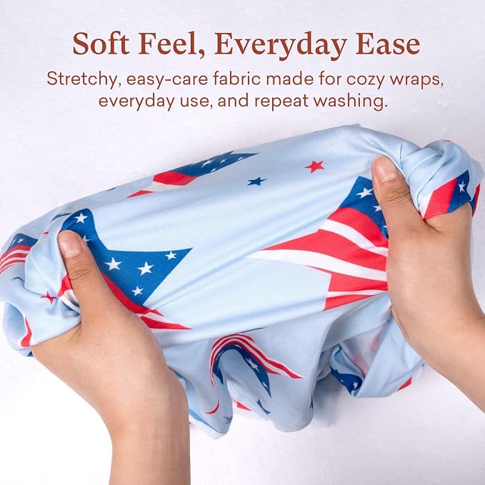 Premium 4-Pack Swaddle Blankets for Babies-Soft Lightweight 47"x47" Receiving Blanket, for Swaddling, Newborn Essentails