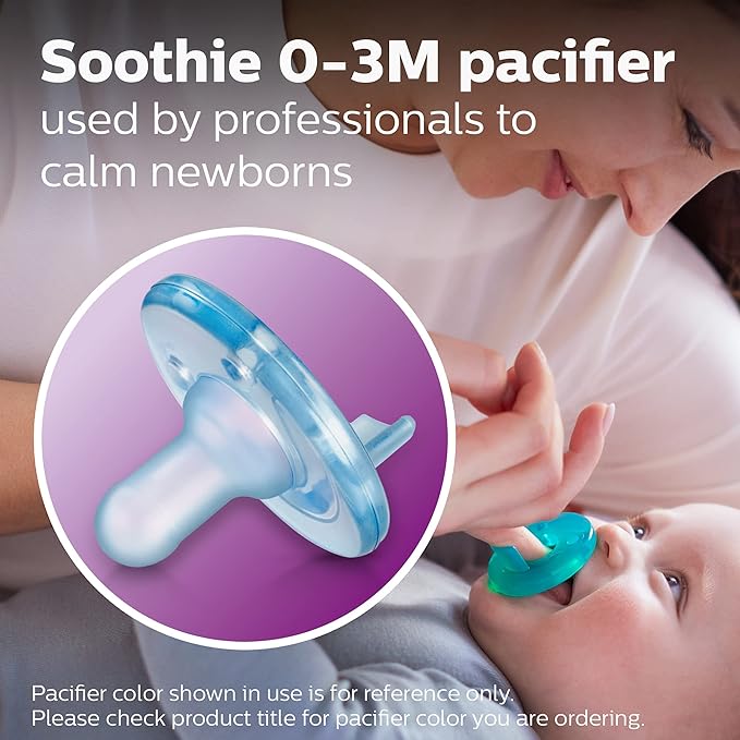 Philips Avent Natural Baby Bottle with Natural Response Nipple, Blue Baby Gift Set with Snuggle, SCD838/04 (Pack of 2)
