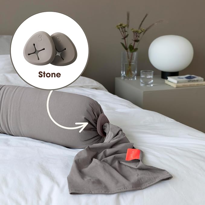 bbhugme Extra Replacement 100% BPA-Free Silicone Pebbles for Pregnancy or Nursing Pillow, Stone