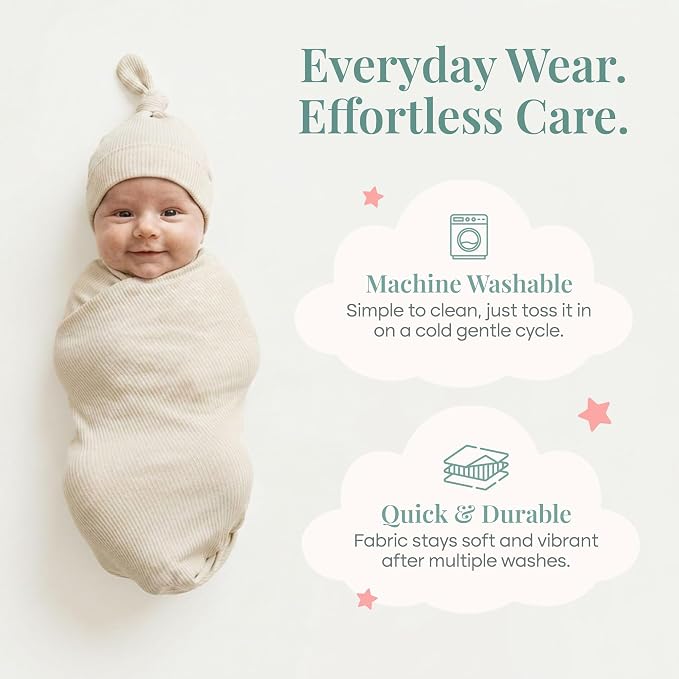 Caden Lane Baby Swaddle & Receiving Blanket, Soft, Breathable & Temperature-Regulating Bamboo Viscose Fabric for Swaddling Newborns, Gender Neutral Infant Blanket for Boys & Girls