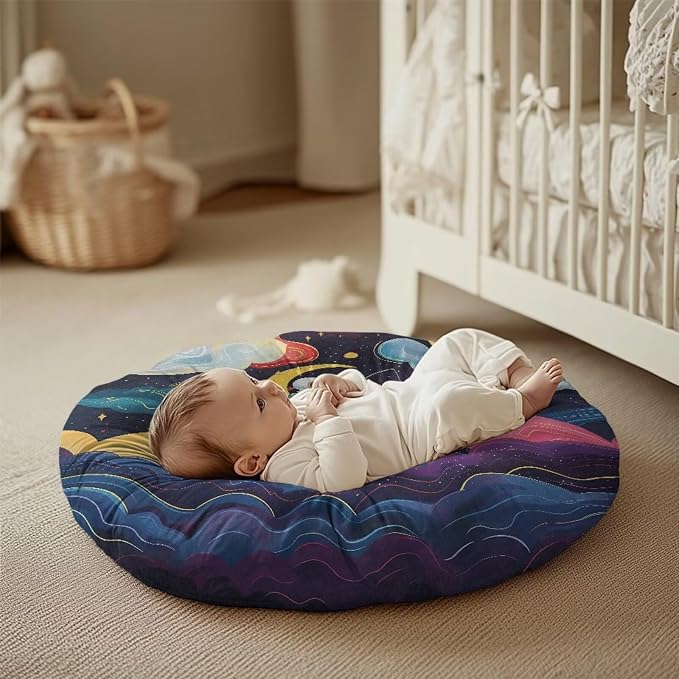 Astronaut Pillow Cover Kawaii Breastfeeding Cover Ultra Soft & Breathable Unisex Nursing Pillow Slipcovers Machine Wash & Quick-Dry Feeding Cushion Cover Newborn Gift