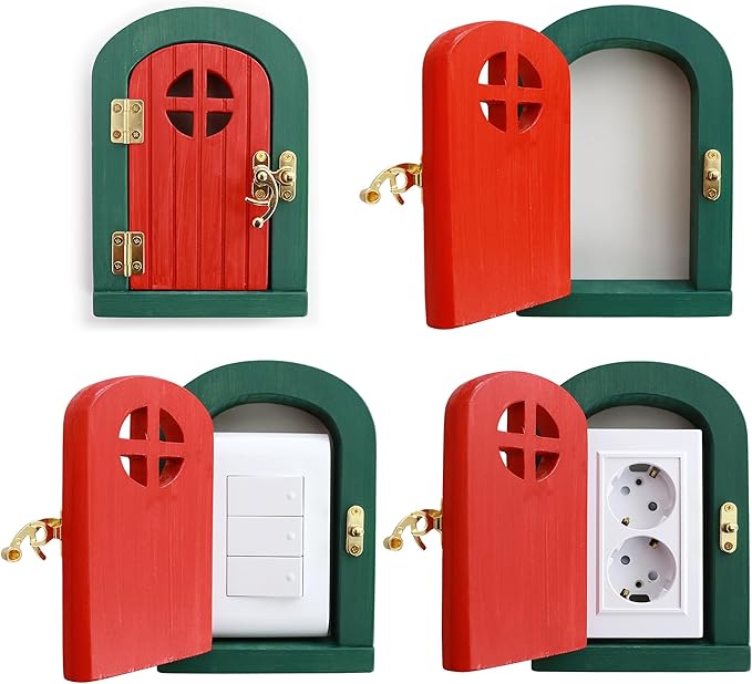 Wooden Interior Outlet Switch Covers - A Premium Accessory that Protects Children and Creates a Fairy-tale Atmosphere (No.3)