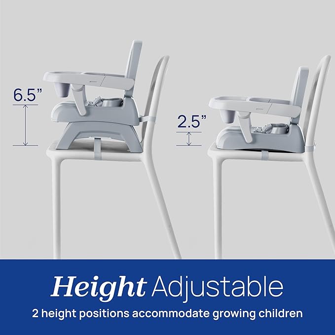 Chicco Bento Booster 3-in-1 Portable Booster Seat for Table, Feeding Seat and Toddler Chair for Babies and Toddlers, for Children up to 50 lbs., Lightweight, Compact Fold, Oat/Beige