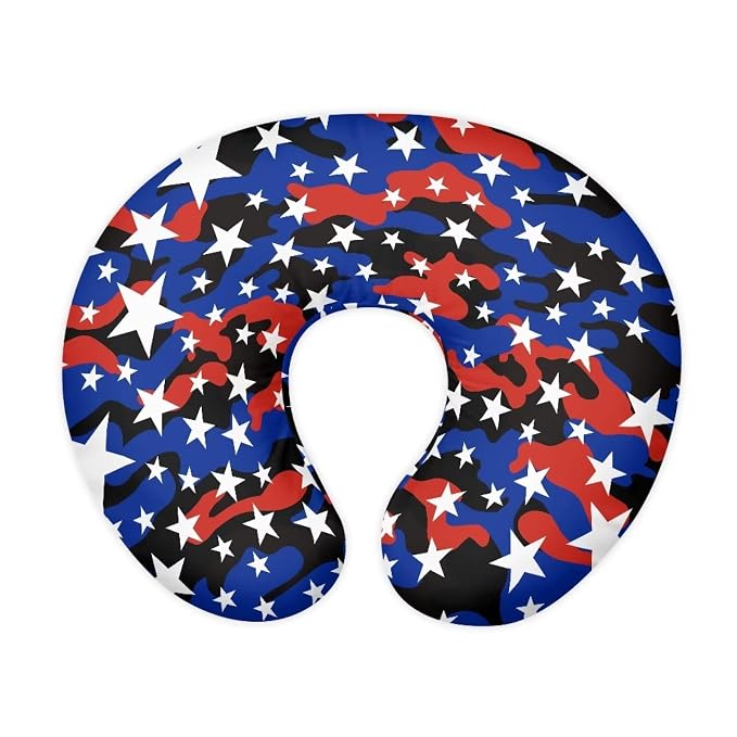 American Flag Nursing Pillowcase Soft Comfortable Breastfeeding & Bottle Feeding Pillow Covers with Hidden Zipper for Baby Girls Boys