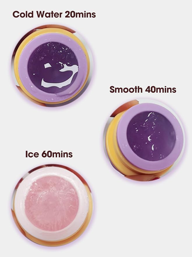 Smily Mia Baby Teether Toys, Water Fillable Silicone Cold Baby Teething Toys Chill Teether, Baby Water Teether/Ice Cream Cone Toy for Teething Relief 3-12 Months, White