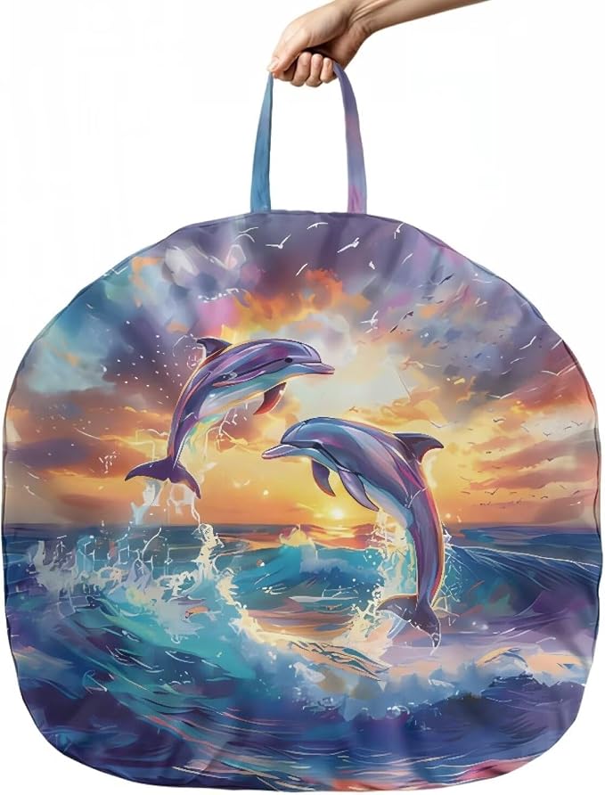 Dolphin Nursing Pillow Cover Breastfeeding Nursing Pillow Slipcovers Super Soft for Breastfeeding Moms Support for Breastfeeding Bottle Feeding and Bonding
