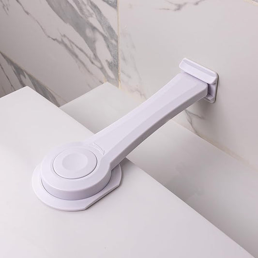 2-Pack Toilet Locks Baby Proof - Toilet Seat Locks for Toddlers with Adhesive - Toilet Latches Child Safety - No Tools Required