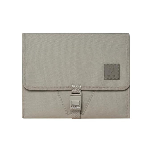 Huhu Baby Changing Wallet ??Compact, Portable Diaper Changing Pad for Travel ??Easy to Clean, Foldable Changing Mat ??Must Have Diaper Bag Accessory for New Parents (Daybreak Taupe)