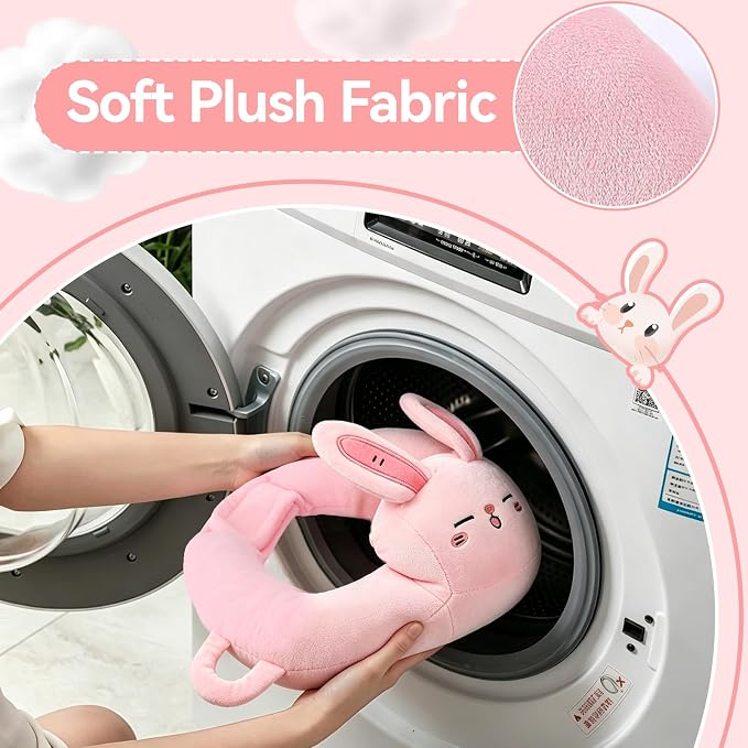 Bottle Feeding Support Pad, Soft Breathable Bottle Holder Pillow Fabric Stable Securing Holder for Comfortable Feeding (Rabbit)
