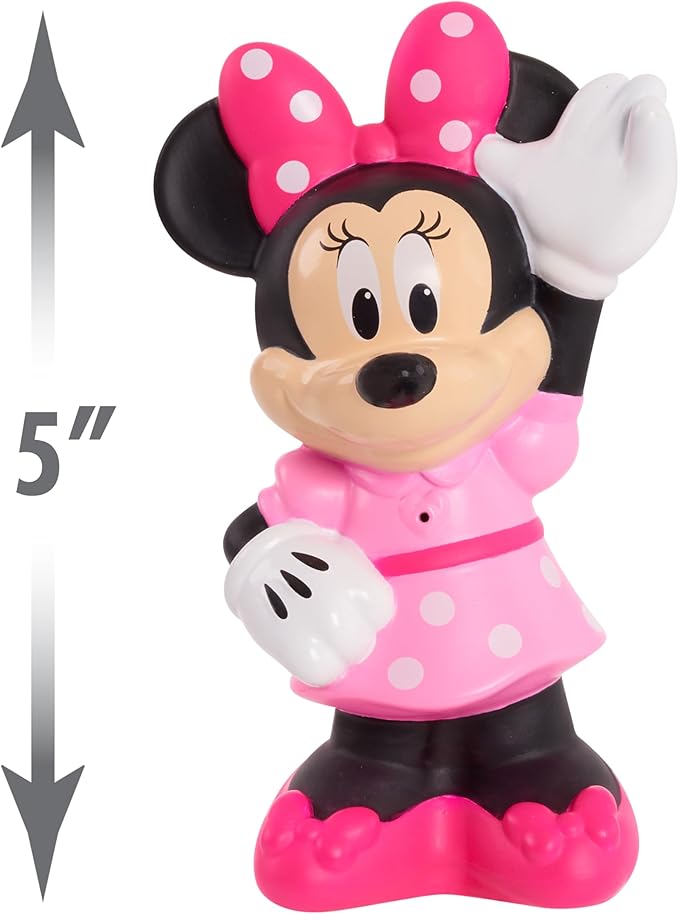 Disney Junior Minnie Mouse 3-Pack Bath Toys, Figures Include Minnie Mouse, Daisy Duck, and Figaro, Kids Toys for Ages 3 Up by Just Play