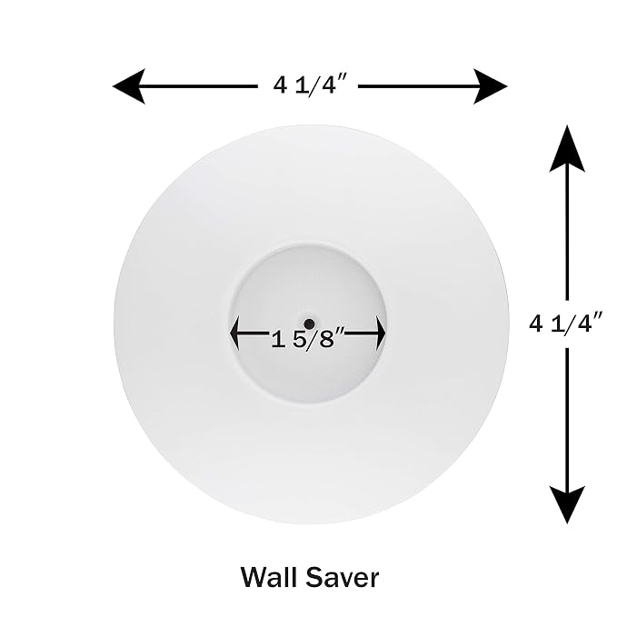 Wall Saver Baby Gate Wall Protector Protects Walls from Child Gate Damage - Makes Safety Gates More Secure - for Walk Thru Pressure Mounted Gates - Childproofing, Pet Proofing - 2 Full Size