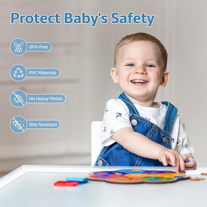 Edge Corner Protector Baby Proofing 18ft (5.5M) with 8 Corners, Clear Soft Corner Protectors Baby Proof, Furniture Corner Guard & Edge Safety, Edge Protector for Table and Fireplace