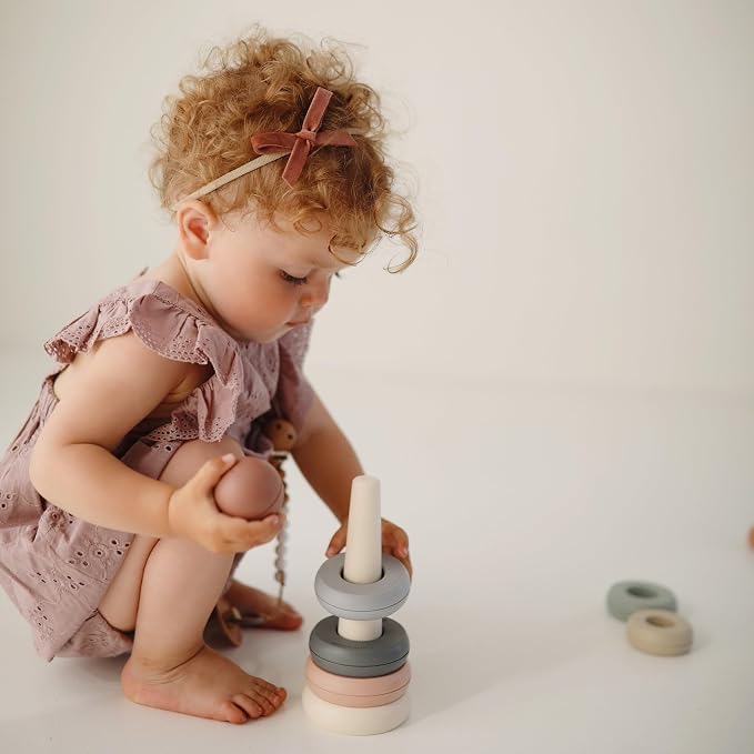 mushie Stacking Rings Toy | Made in Denmark (Original)