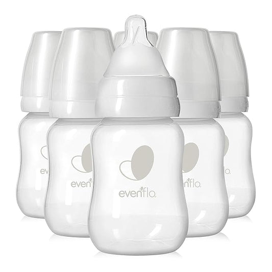 Evenflo Feeding Premium Proflo Venting Balance Plus Standard Neck Baby, Newborn and Infant Bottles - Developed by Pediatric Feeding Specialists - 4 Ounce (Pack of 6)