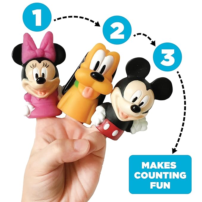Disney Mickey Mouse & Friends 10 Piece Finger Puppet Set ??Party Favors, Educational Play, Bath & Pool Toys, Beach Games, Finger Puppets, Playtime Activities