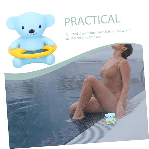 GALPADA Floating Bath Thermometer for Babies Waterproof Pool Thermometer Toy Digital Shower Water Temperature Gauge Easy to Read LCD Display Safe for Newborns