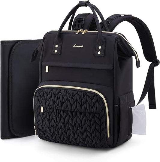 LOVEVOOK Diaper Bag Backpack, Baby Bag with Changing Station for Moms & Dads, Large Waterproof Mommy bag with Stroller Buckles, Travel Essential Baby Shower for Boys and Girls