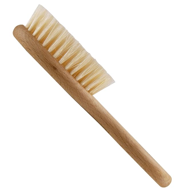 Ambassador Hairbrush, Wood Baby Natural, 1 Hairbrush (Pack of 2)