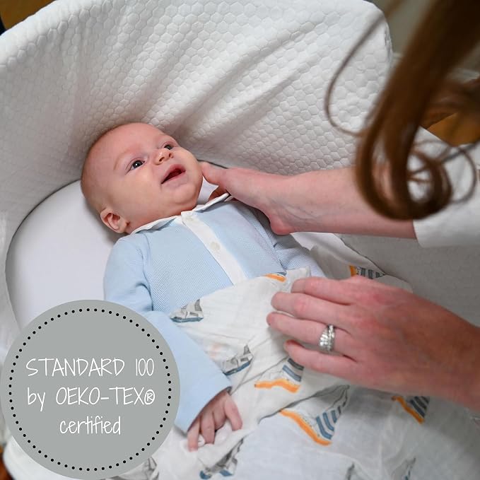 LollyBanks Muslin Swaddle Blankets, 100% Cotton Baby Swaddle Blanket for Boys and Girls, Large 47 x 47 Inches Infant Swaddle, Soft and Breathable Baby Receiving Blankets, Registry (Sailboat Print)
