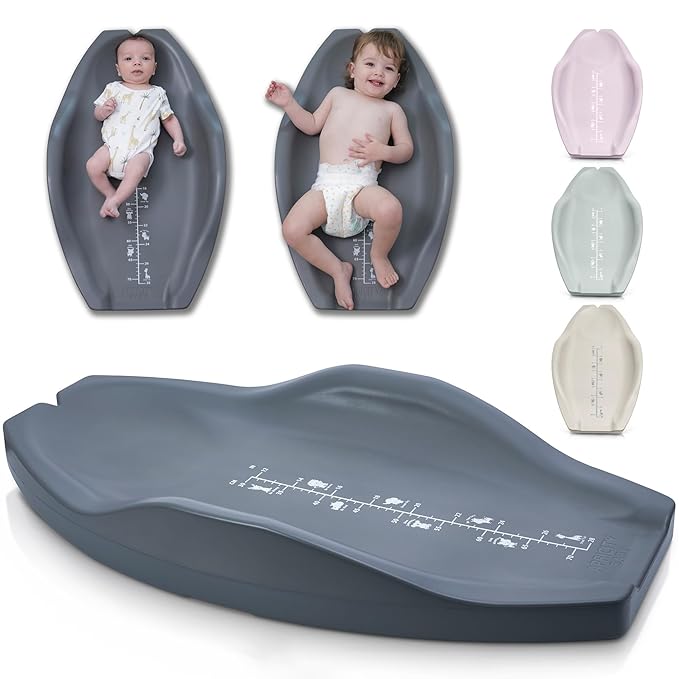 Apricity Baby Diaper Changing Pad ??Waterproof Wipe-Clean Foam Changing Mat with Raised Sides, Non-Slip Base & Portable Design, Extra-Large 31.5??× 19.7??for Newborn to Toddler (Grey)