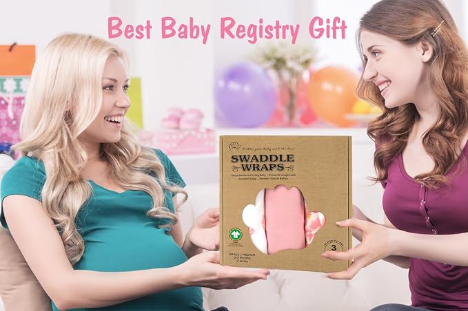 Organic Zipper Swaddle Sleep Sacks – 3-Pack Swaddles for Newborns 0-3 Months, Adjustable & Breathable Infant Sleep Sack, Easy Diaper Change Swaddling Blanket for Baby Girls & Boys