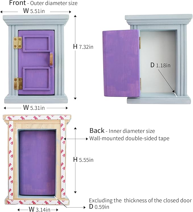 Wooden Interior Outlet Switch Covers - A Premium Accessory That Protects Children and Creates a Fairy-Tale Atmosphere (No.8)