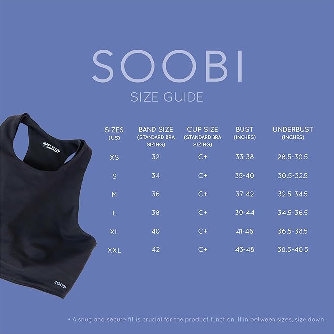 Soobi Satin Breast Pillow Bra: C+ Cup Breast Support for Chest Wrinkles, Side Sleeping, Wrinkle Prevention & Post-Op Recovery