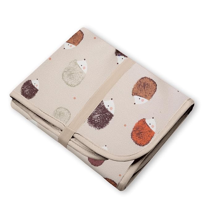 Hamur Home Portable Changing Pad ??Waterproof, Washable & Easy Wipe Clean, Foldable Travel Baby Changing Mat for Diaper Bag, Compact & Lightweight, Must-Have for Newborns (Urchin Pattern)