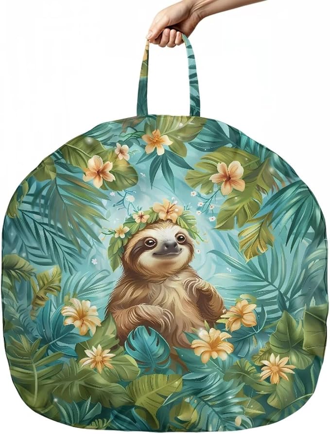 Sloth Nursing Pillow Cover for Breastfeeding Pillows Breastfeeding Pillow Slipcovers for Baby Boys & Girls Ultra Soft Infant Nursing Pillowcase for Newborn