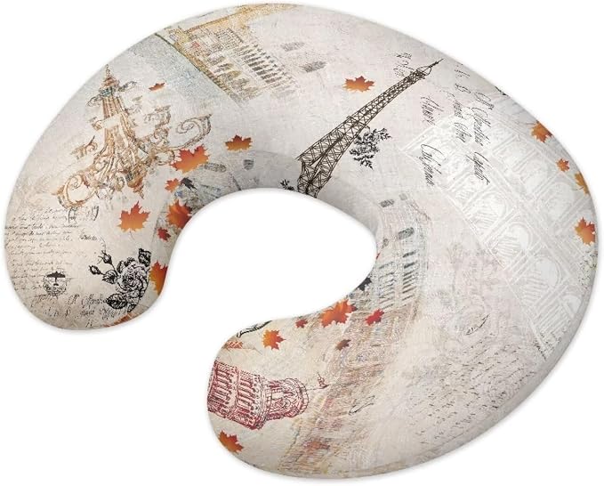Tower Feeding Pillow Covers Washable & Breathable Nursing Pillow Slipcovers Breastfeeding Newborn Feeding Cushion Cover Practical Gift, Best Choice for Mom Cover Only