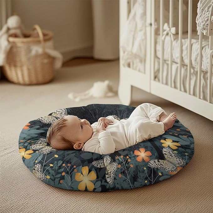 Cute Black Cat Nursing Pillow Cover for Breastfeeding Pillow Ultra Soft and Cozy Nursing Pillow Slipcovers,Nice Newborn Gift Best Choice for Mom or Baby Pillow Not Included