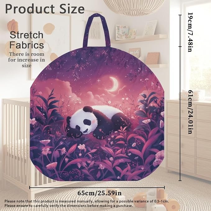 Sleeping Panda Nursing Pillow Cover Case Plush Breathable Breastfeeding Pillow Slipcover Fits Nursing Pillow Super Soft Snug Positioners for Baby Boy Baby Girl Feeding Cushion Cover