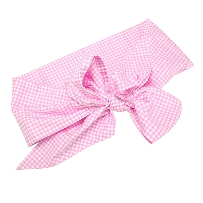 VGEBY Newborn Swaddle Sash Maternity Bow Sash Newborn Infant Blanket Swaddling Blankets for Photo Stretch Wrap Blankets & Swaddling (Light Plaid)