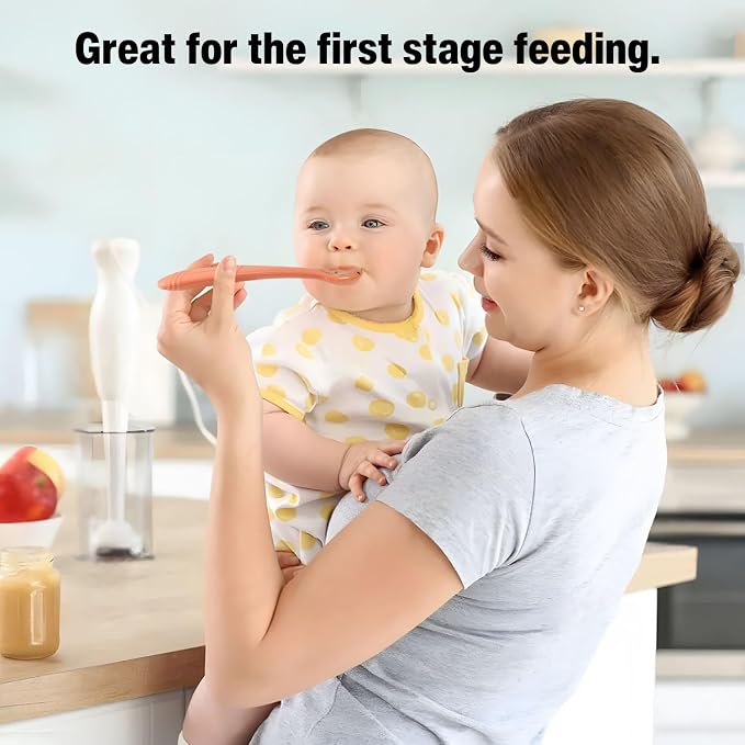 PandaEar Silicone Baby Spoons and Forks