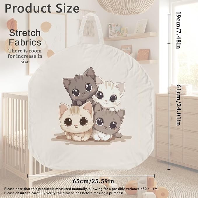 Kitten Nursing Pillow Cover Case Plush Breathable Breastfeeding Pillow Slipcover Fits Nursing Pillow Super Soft Snug Positioners for Baby Boy Baby Girl Nursing Covers