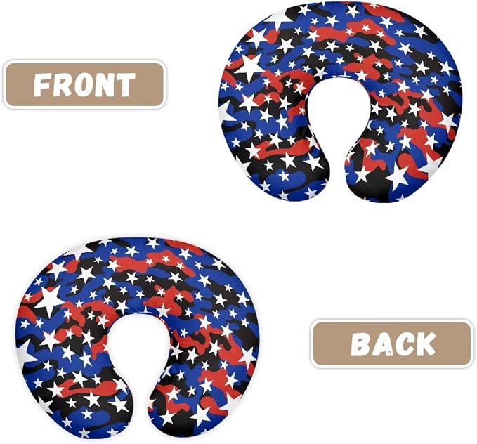 Camo Star Nursing Pillow and Positioner Detachable Newborn Original Breastfeeding Slipcover Case Soft Head Support Protector Cushion Essential with Hidden Zipper Easy Care