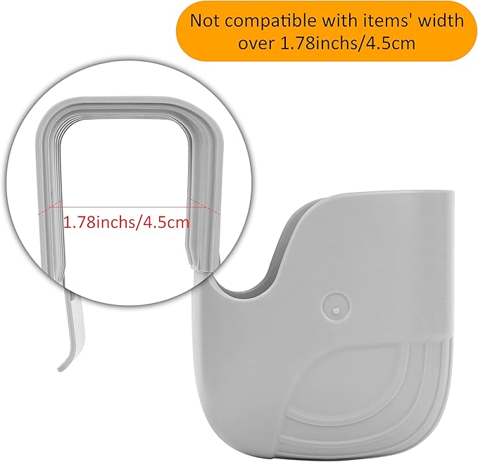 Universal Cup Holder for Car Seats, Baby Strollers, Wheelchairs, and More ??Grey (2)