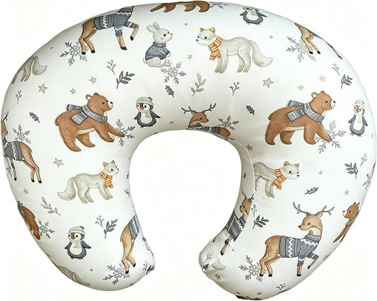 Nursing Pillow Breastfeeding Pillow Removable cover Machine washable | Conforming to ergonomic design. Detachable cover. Machine washable. Breathable fabric.Arm fatigue free Soft supportive fill