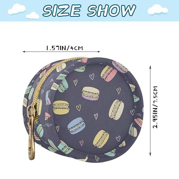 Hearts Macaron Black Pacifier Holder Case Newborn Pacifier Storage Pouch for Boys Girls Easy Attach to Diaper Bag Portable Baby Essentials Container