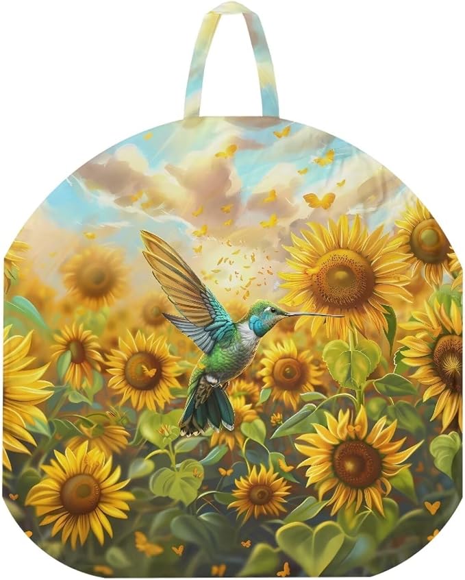 Sunflower Hummingbird Nursing Pillow Cover for Breastfeeding Pillows Breastfeeding Pillow Slipcovers for Baby Boys & Girls Ultra Soft Infant Nursing Pillowcase for Newborn