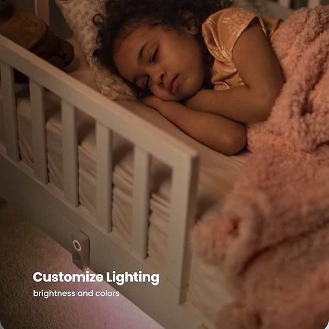 Safety 1st Connected Under Crib Smart Light ??Motion Activated Night Light, Dimmable and Full Color Control, Nursery and Bedroom Lighting, Wi-Fi Enabled, iOS and Android Compatible