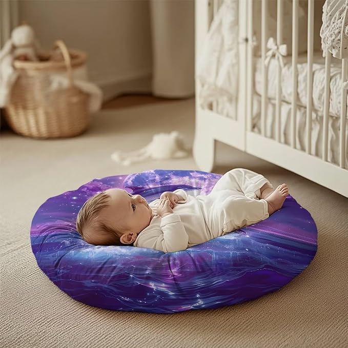 Purple Dolphin Nursing Pillow Cover for Breastfeeding Pillows Breastfeeding Pillow Slipcovers for Baby Boys & Girls Ultra Soft Infant Nursing Pillowcase for Newborn
