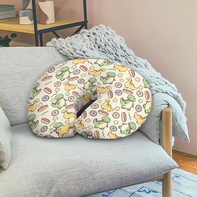Cartoon Dinosaur Nursing Pillow Covers for Breasfeeding Boys Pillow Cover Pillow Slipcovers for Baby Girls Fits Infant Nursing Pillow Case