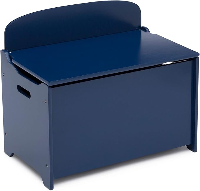 Delta Children MySize Deluxe Toy Box, Deep Blue