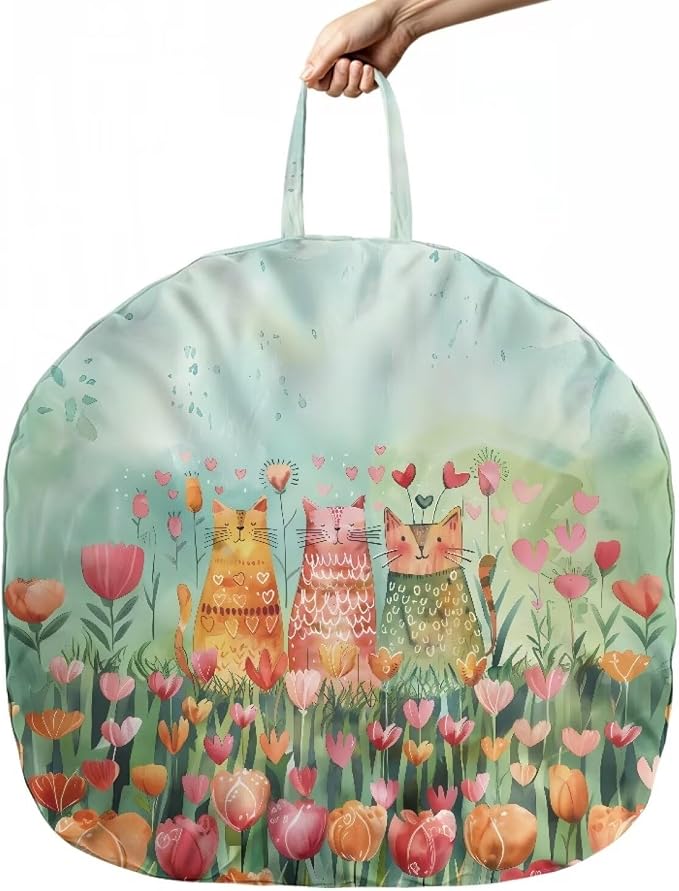 Artistic Cat Nursing Pillow Cover Breathable Breastfeeding Pillow Slipcover Fits Nursing Pillow Super Soft Snug Positioners for Baby Boy Baby Girl Support for Breastfeeding Bottle Feeding